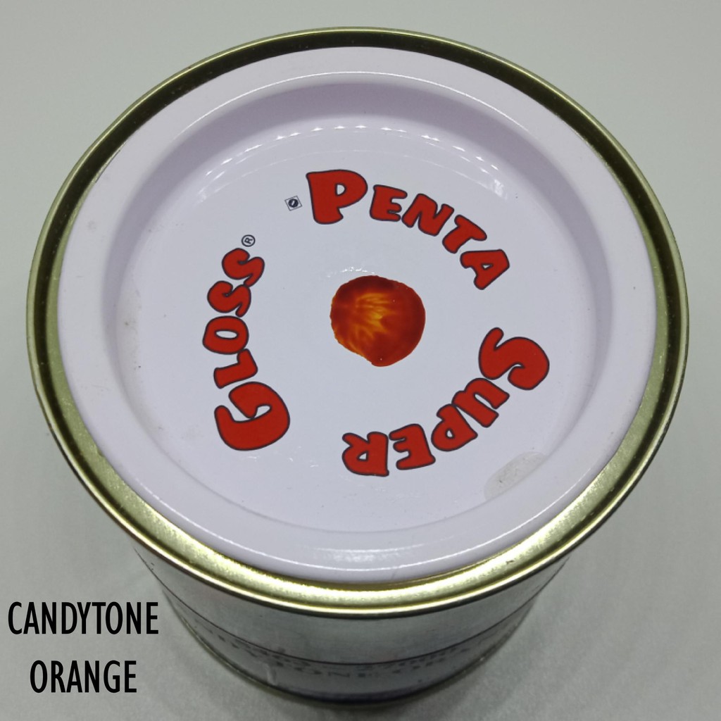 CAT CANDYTONE ORANGE PENTA 200 gram - cat candy oren - cat candi oren - cat candytone oren penta super gloss