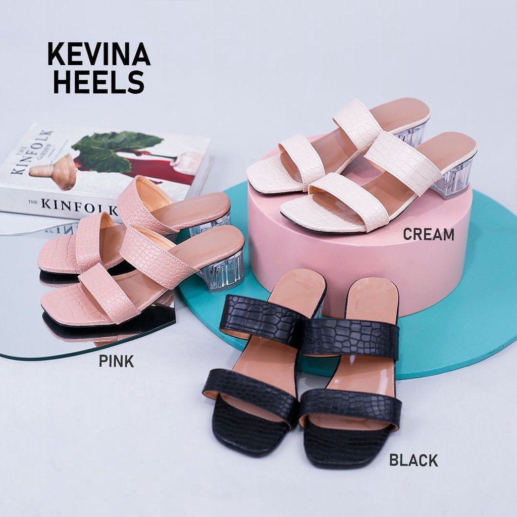 KEVINA HEELS / HEELS WANITA / SANDAL HEELS / HEELS CEWEK / SEPATU HEELS / SANDAL WANITA