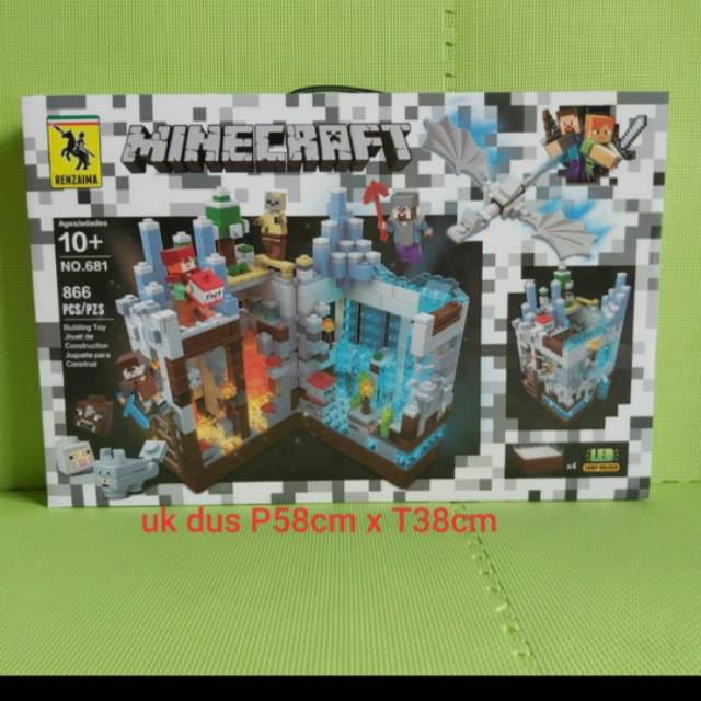 Bricks Lego Minecraft My World 681 Shopee Indonesia