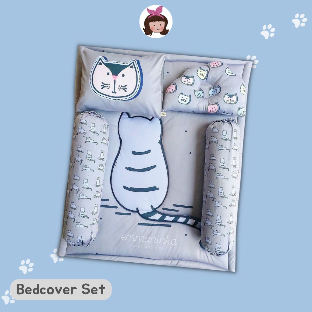BEDCOVER SET B (SELIMUT BANTAL GULING BAYI) MOTIF 04 EMMANINKA