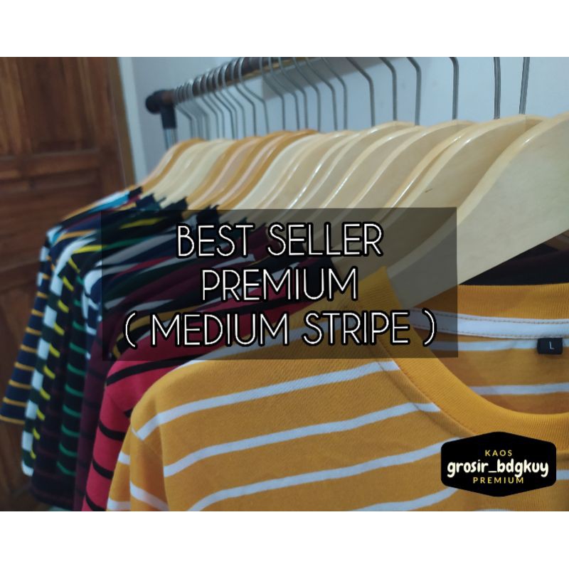 KAOS STRIPE PRIA DAN WANITA LENGAN PENDEK