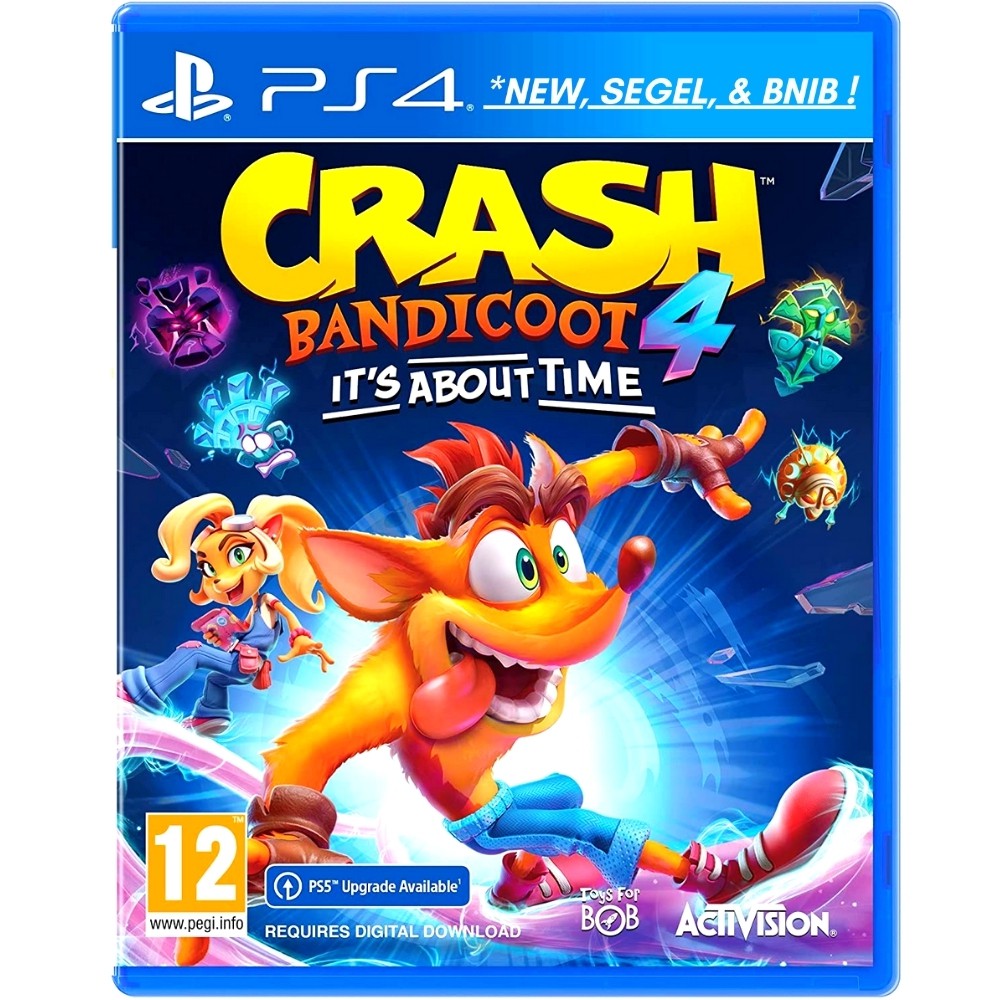 ⭐ CRASH BANDICOOT™4 : IT'S ABOUT TIME | kaset bd game ps4 ps 4 crash bandicoot 4 ctr games ps4 ps 4
