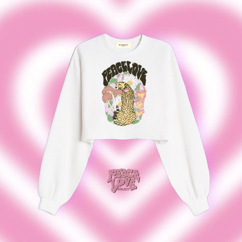 Sweater Unfinish Leopard