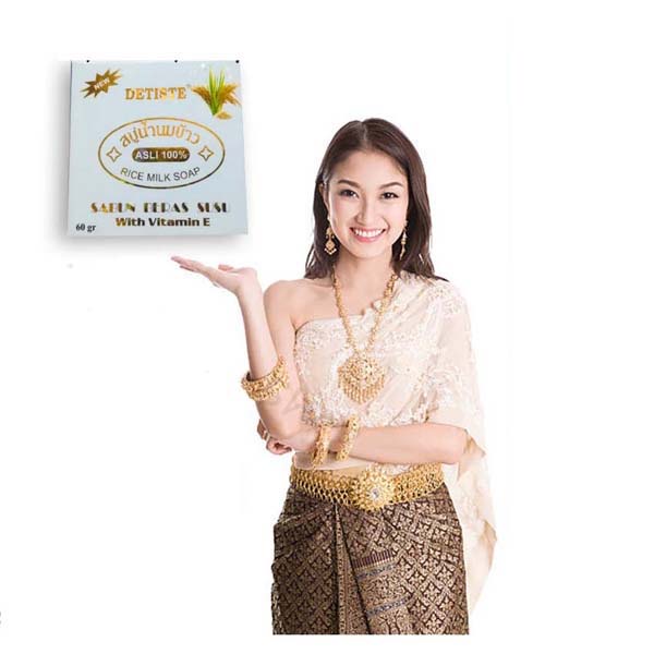 [60gr] [BPOM] Sabun Beras Thailand Detiste 60gr | Bukan K Brothers | Thai | Dhilisa_Cerianti