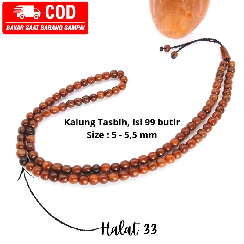 KALUNG TASBIH BULAT 99 BUTIR