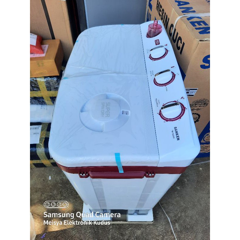 Mesin cuci 2 tabung 8kg Sanken TW880NM