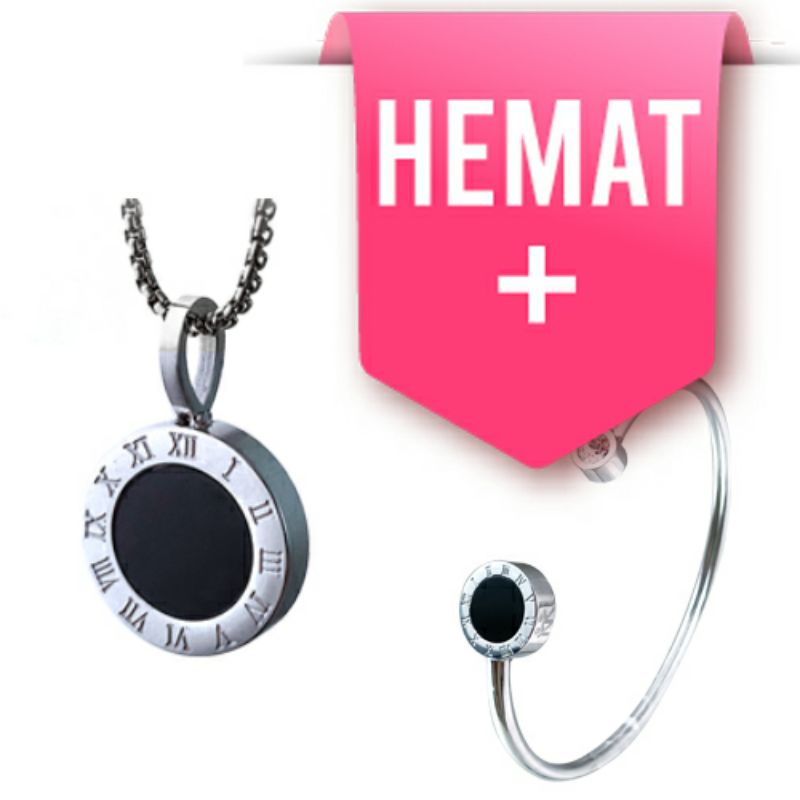 Paket hemat beli 1 gratis 1 kalung dan gelang kesehatan asli KK Liforce USA teknology
