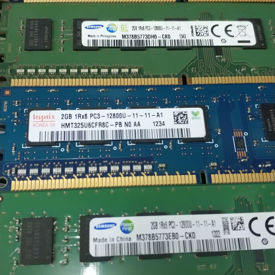 Memory Ram PC/ CPU 2Gb DDR3 PC3-12800U FOR ALL CPU KOMPUTER  KHUSUS BUAT PC BIASA PC/CPU DESTOP SFF Murah meriah