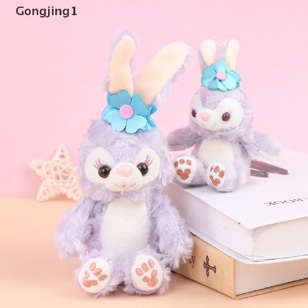 Gongjing1 Mainan Boneka Stuffed Plush Kelinci Stella Lou Disney Warna Ungu