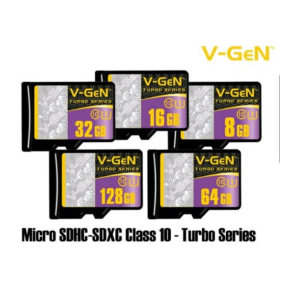 VGen Microsd Turbo 16GB 32GB Class 10