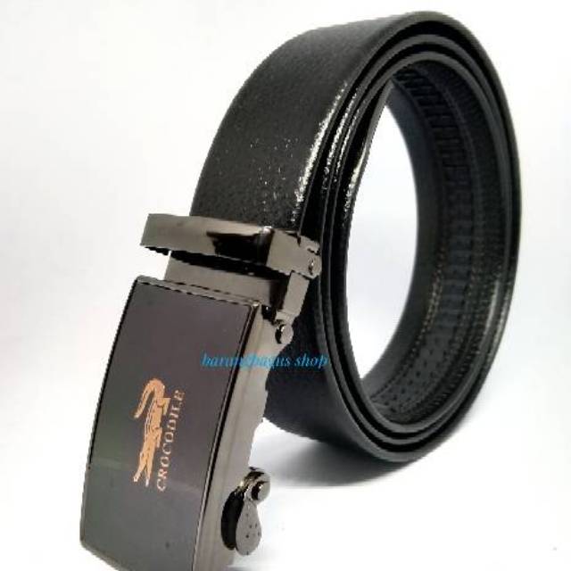 Ikat pinggang gesper sabuk belt kulit crocodile (kode 222)