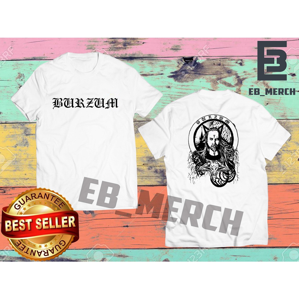 Import Quality MURAH BAJU KAOS  BURZUM -METAL BAND   keren EB_MERCH