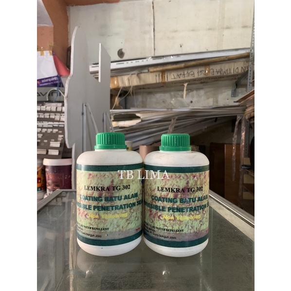 LEMKRA TG 302 Pelapis Batu Alam 1L Coating Pernis Vernis Vernish Invisible Penetration