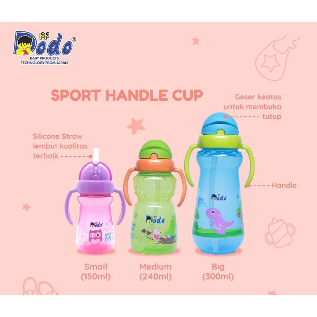 Dodo Sport Handle Cup Botol Minum