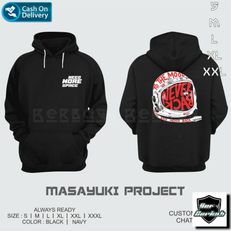 Hoodie Need More Space Astronot | Jaket Hoodie Need More Space Astronot Premium