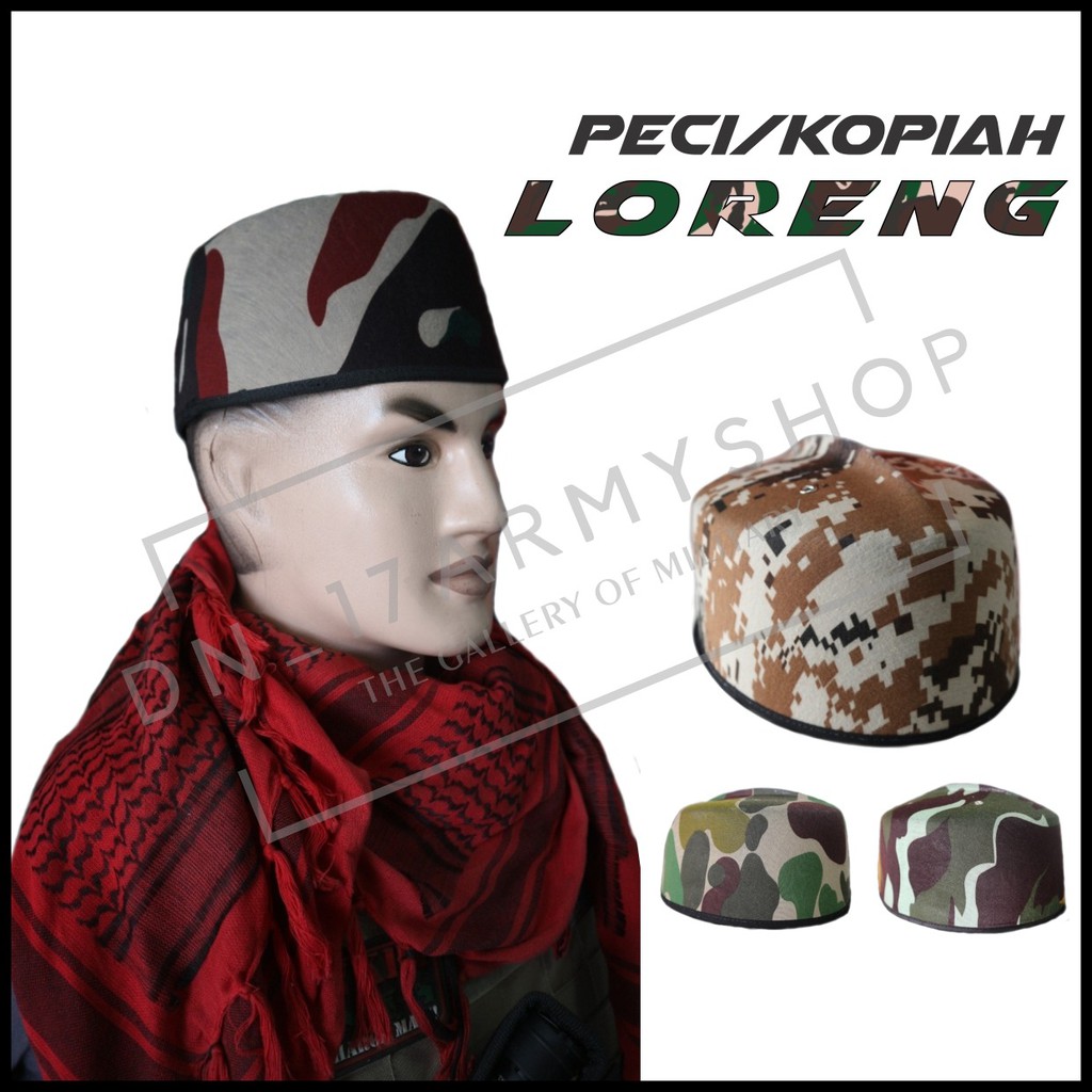 Pecil/Kopiah Army Loreng