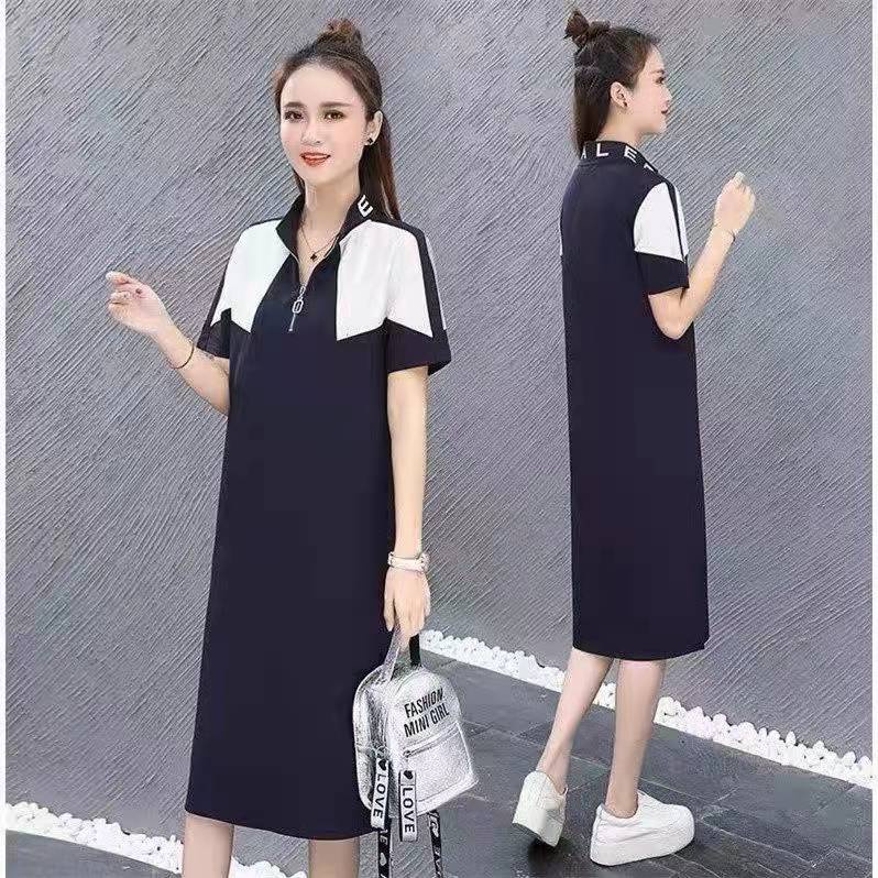 DRESS / LONG DRESS MAVY MAXI POLOS SPANDEX SOFT / DRESS LONG MAVY POLOS/DRESS CASUAL WANITA /LENNY DRESS - KOREAN DRESS WANITA