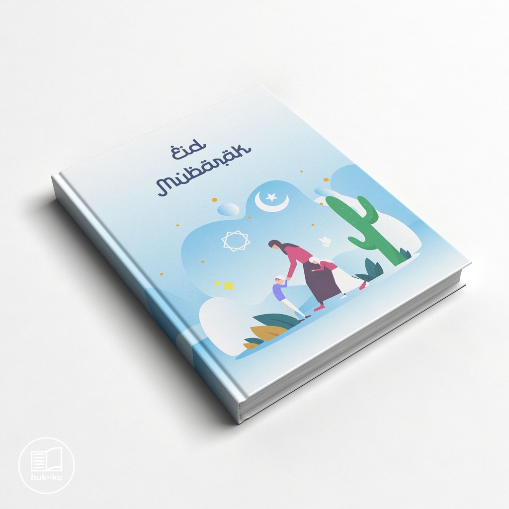 

Buku catatan custom motif idul fitri notebook tulis