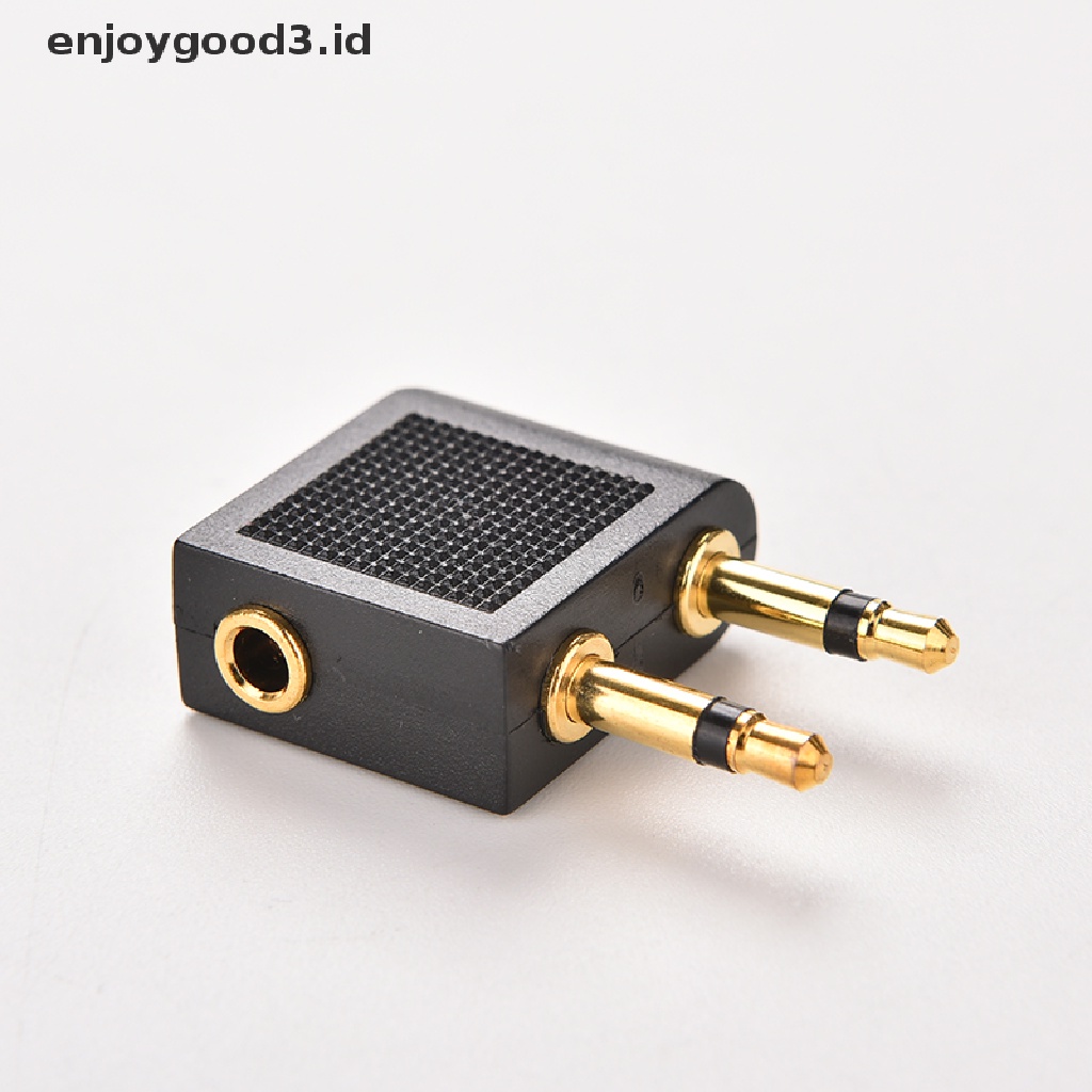 (Rready Stock) Adaptor Splitter Jack Audio 3.5mm Stereo AUX 2 Male Ke 1 Female F 107 (ID)