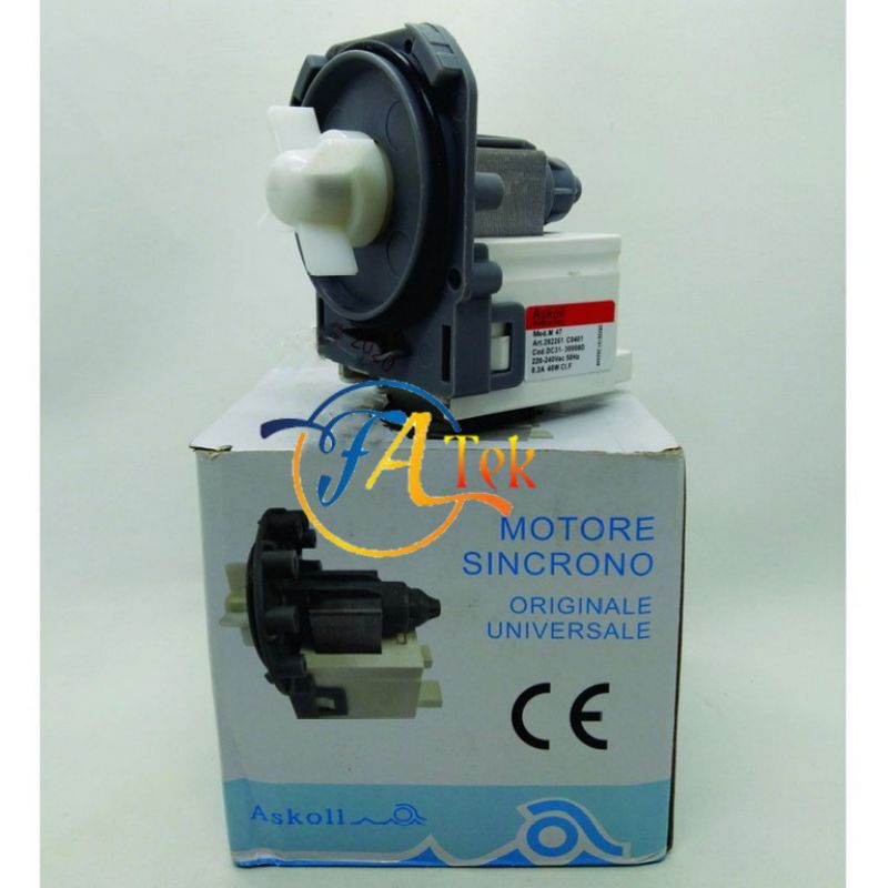 DRAIN PUMP KOTAK MESIN CUCI FRONT LOADING | DRAIN PUMP ELECTROLUX