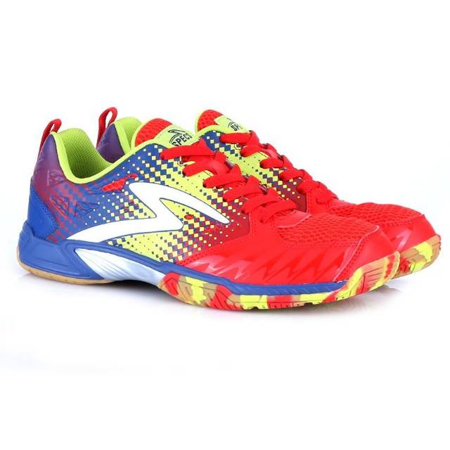 Original BNIB Sepatu Volly Badminton Specs Quicker Emperor Red Navy Zest Green White