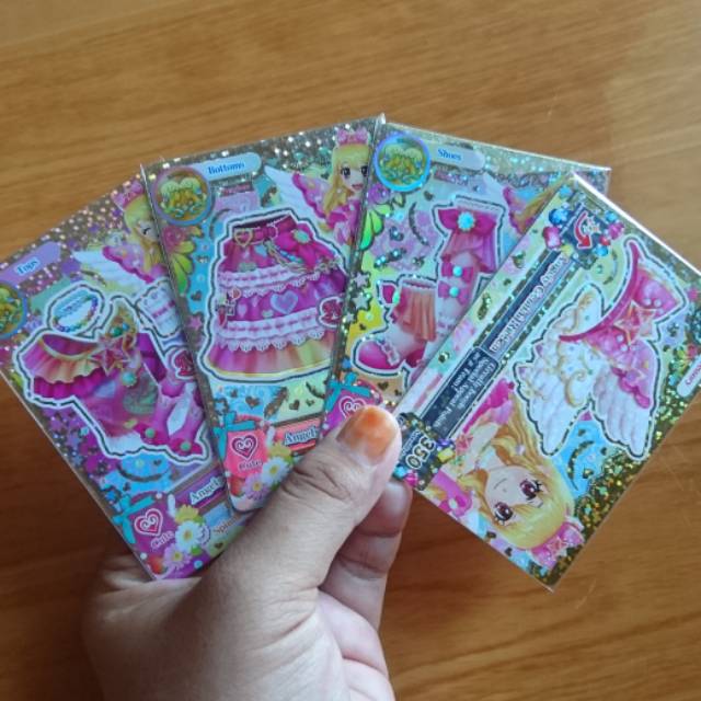 KARTU AIKATSU PREMIUM CONS CARD 2wingS 'ANGELY GEMINI COORD' -SET 4 CARD-