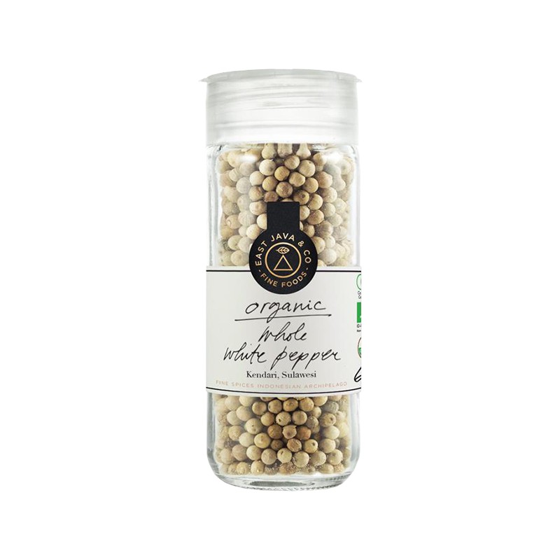 

East Java & Co - Organic Whole White Pepper 60g