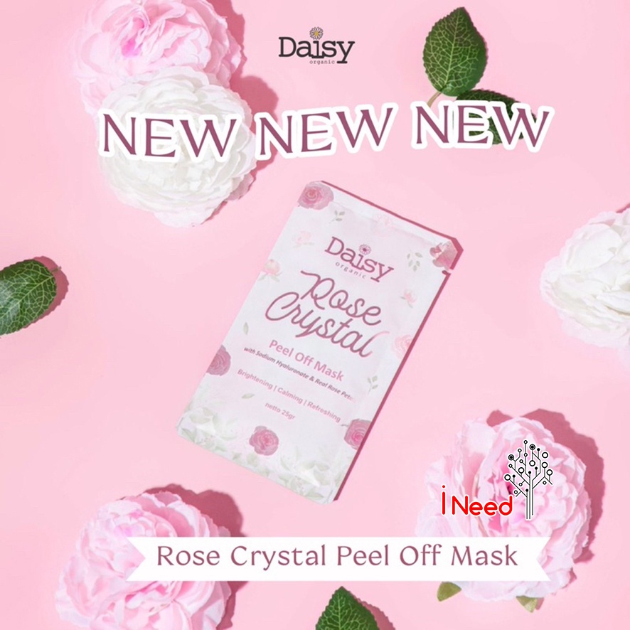 (INEED) Daisy Rose Crystal Organic Peel off Mask 25gr