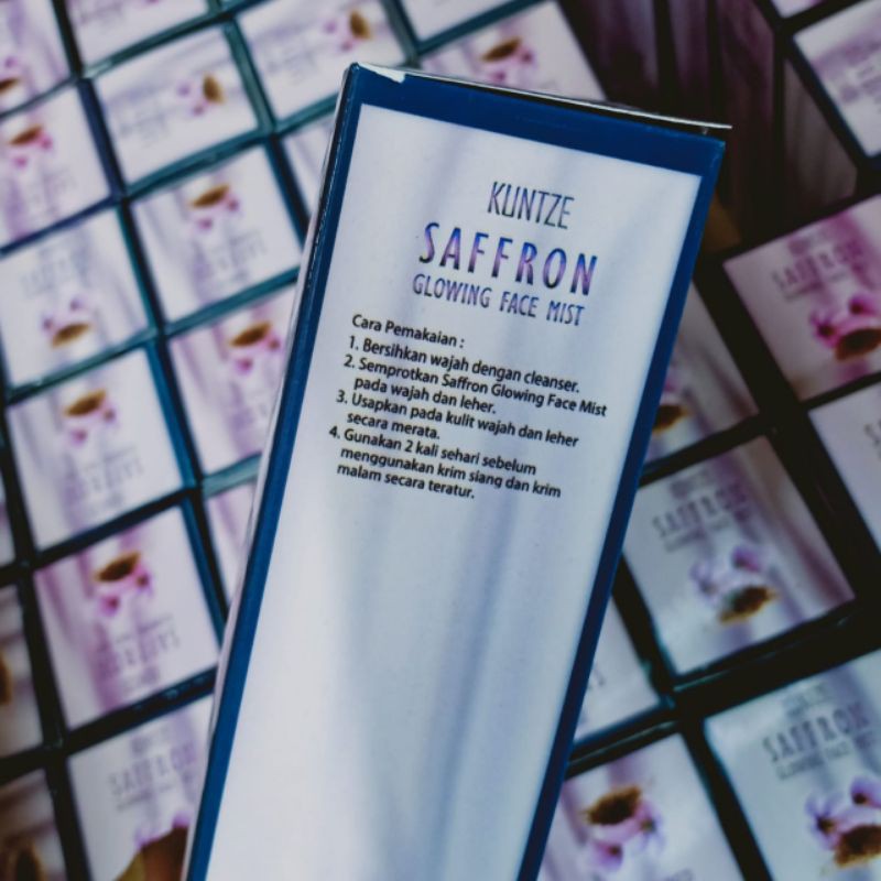 Saffron Glowing Face Mist  100ml BY KUNTZE Safron