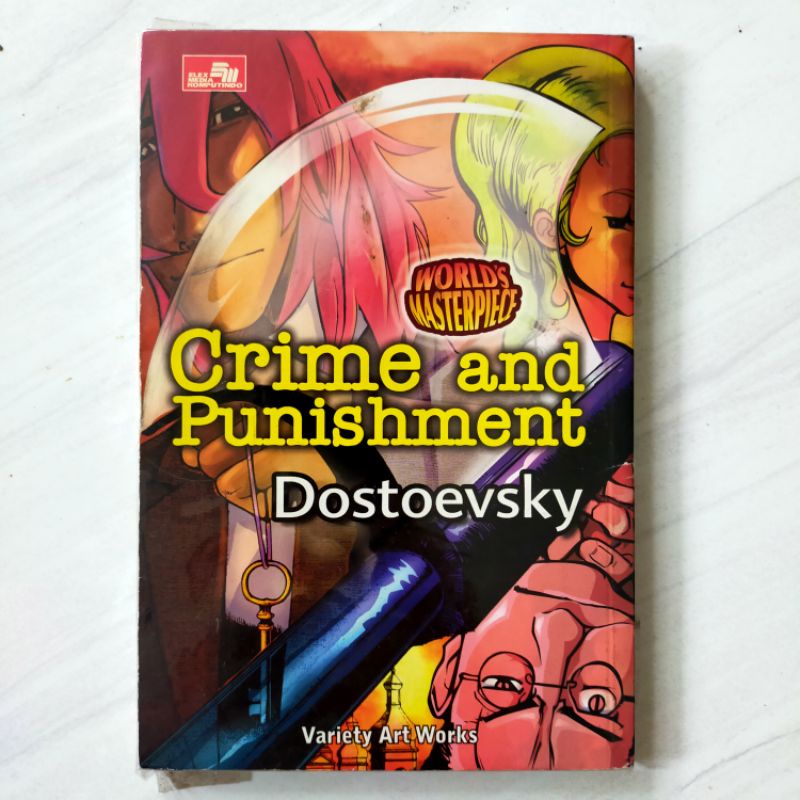 Komik seri World's Masterpiece CRIME AND PUNISHMENT