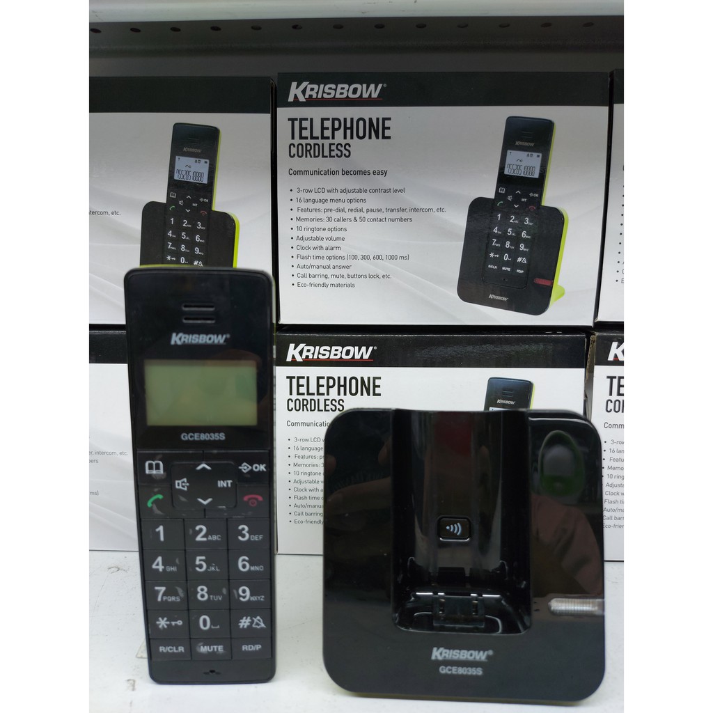 TELEPON WIRELESS  803 / TELEPON TANPA KABEL / CORDLESS PHONE