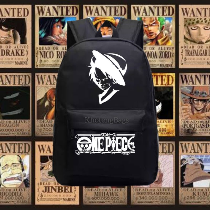 Tas Ransel Sekolah Anime One Piece Luffy