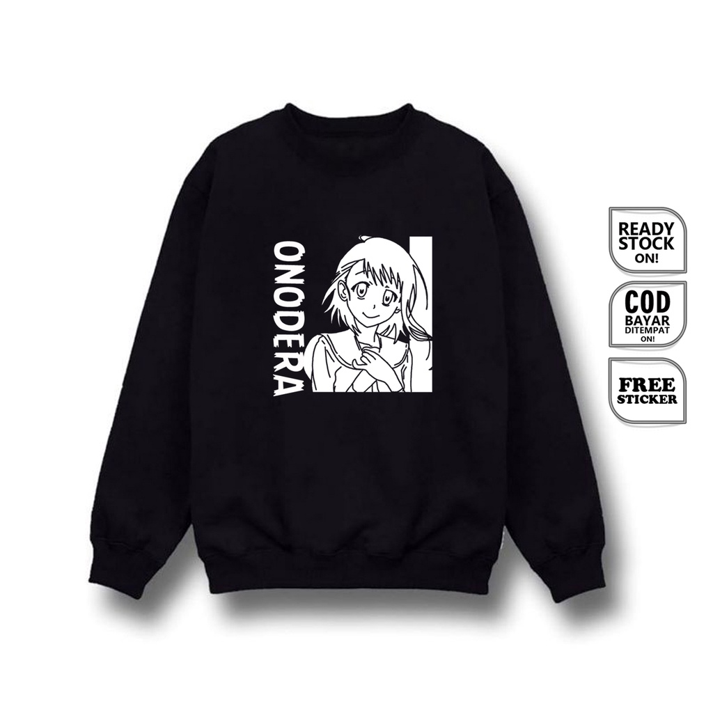 SWEATER WAIFU ANIME MANGA KOSAKI ONODERA NISEKOI DERA CHAN THE PROMISE GIRL BAJU JEPANG JAPAN CULTURE COSPLAY OTAKU WIBU RAKU ICHIGO CHITOGE KIRISAKI MARIKA TACHIBANA YUI KANAKURA SEISHIRO TSUGUMI - SIGN CLOTH