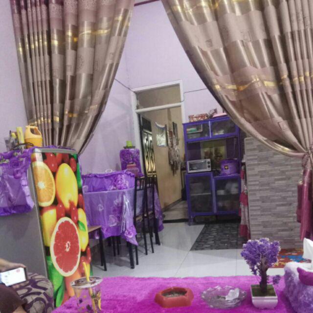 Sarung Cover Kitchen Set Homeset Taplak Meja Kulkas Dispenser Dll