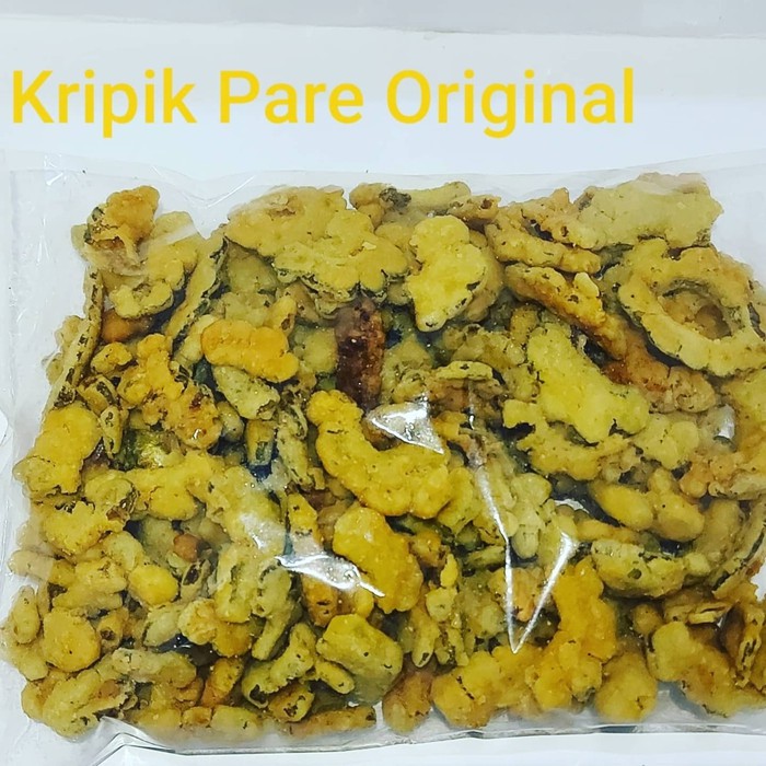 

Keripik Pare Original / Kripik Buah Pare / Camilan Keripik Kemasan 100gram