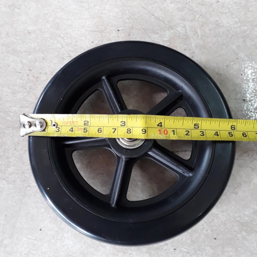 RODA DEPAN KURSI RODA BAN MATI UKURAN 6"inch (15cm)