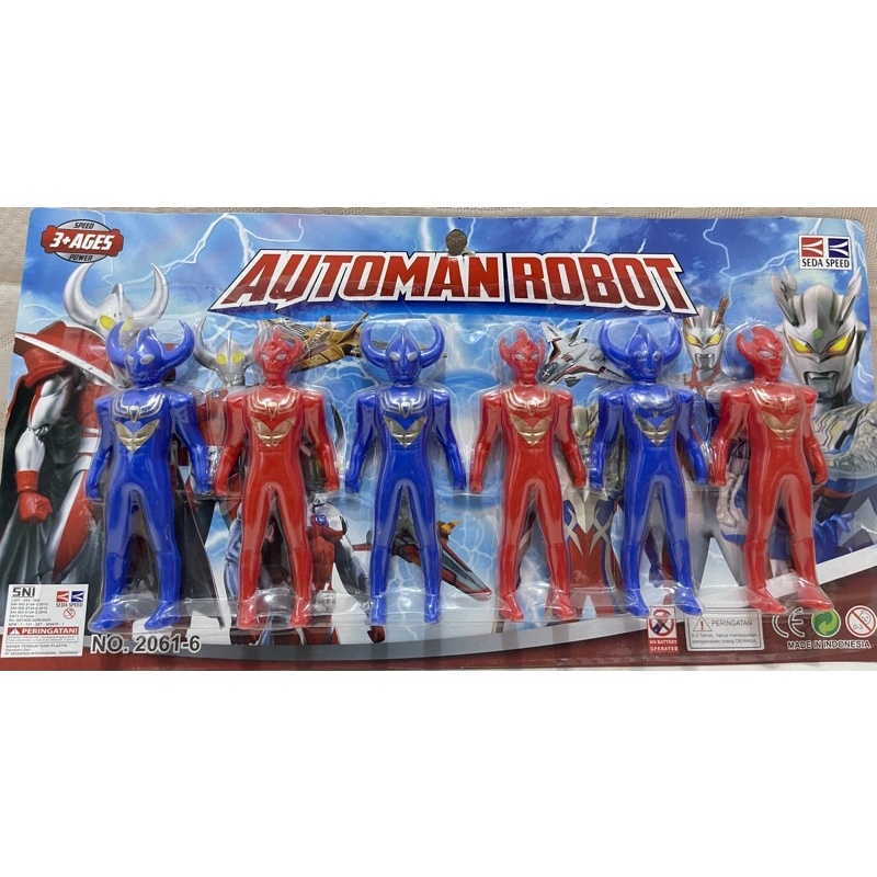 Mainan robot automan NO.2061-6