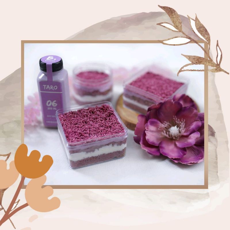 

Bundle Taro Drink + Dessert Box 250 ml / 10x10
