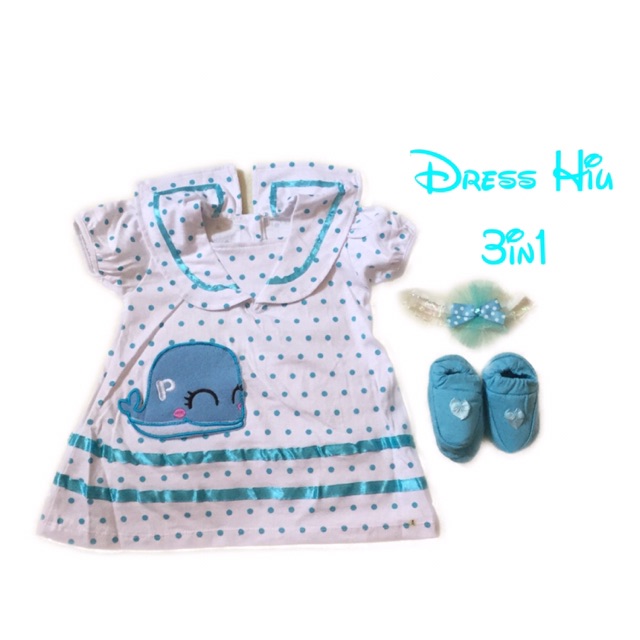 Dress SNI Baby Hiu Baby 3 - 12 bulan