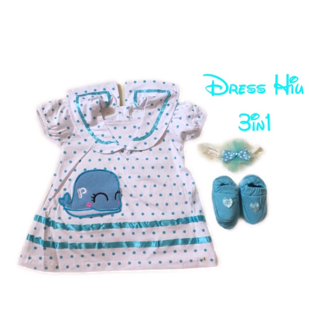 Dress SNI Baby Hiu Baby 3 - 12 bulan