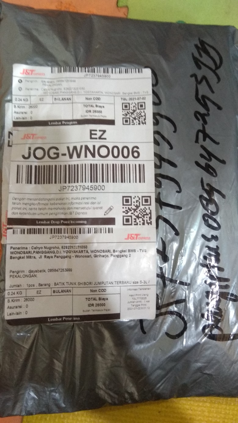 Batik Tunik Shibori Jumputan Terbaru Size S-3l / Hrb026 Yelbor Navbor