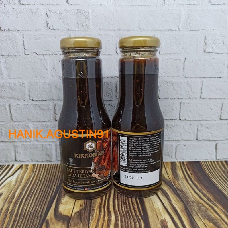 

TERMURAH! Kikkoman HALAL 300 gram Teriyaki Lada Hitam