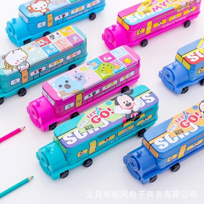 

Big Sale - J2 - Tempat pensil Kotak Pensil Kereta Tingkat ,