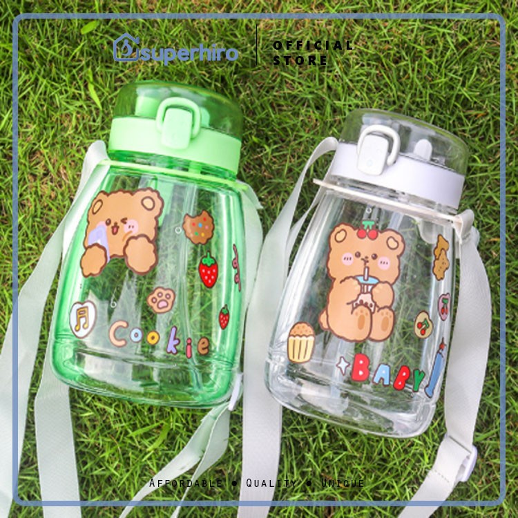 Botol Minum Anak Karakter BPA Free 1300ML Jumbo Botol Sekolah