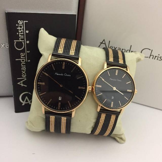 Alexandre Christie AC 8582 RoseGold Black