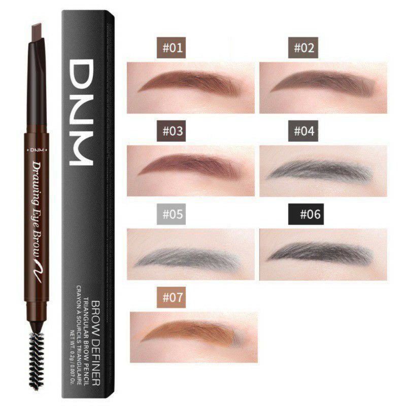 DNM Automatic Eyebrow Pensil Alis Otomatis Pensil Alis Putar Drawing