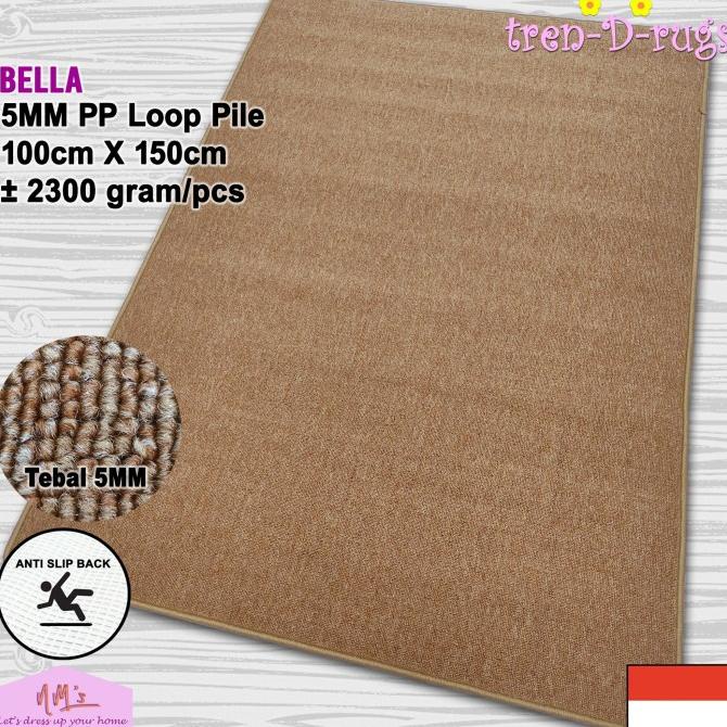 Karpet polos permadani lantai ruang tamu kamar anti slip minimalis