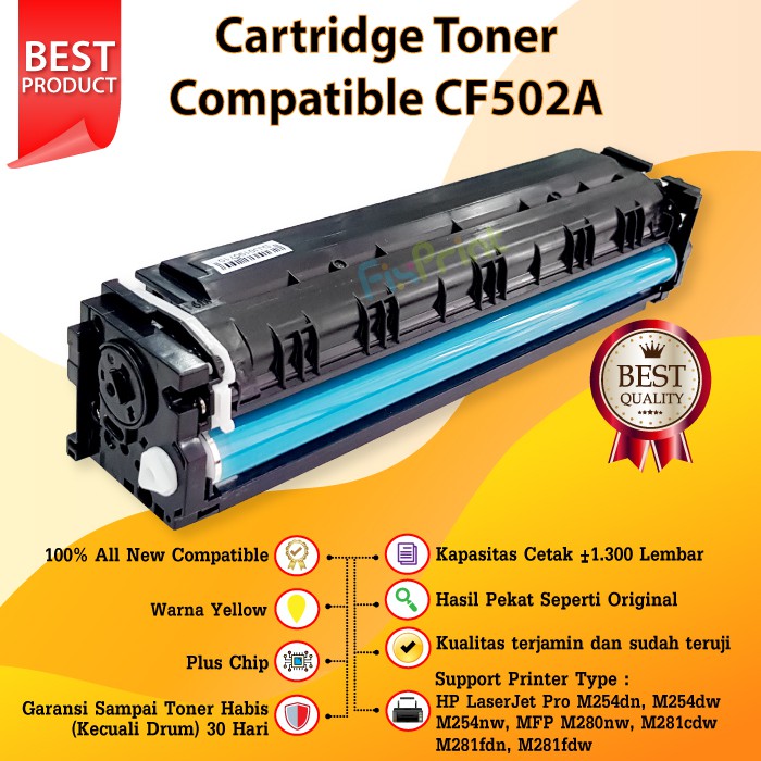 Cartridge Toner Compatible HP 202A CF500A CF501A CF502A CF503A Canon CRG 052 Refill Printer M254 MFP M280 M281fdw