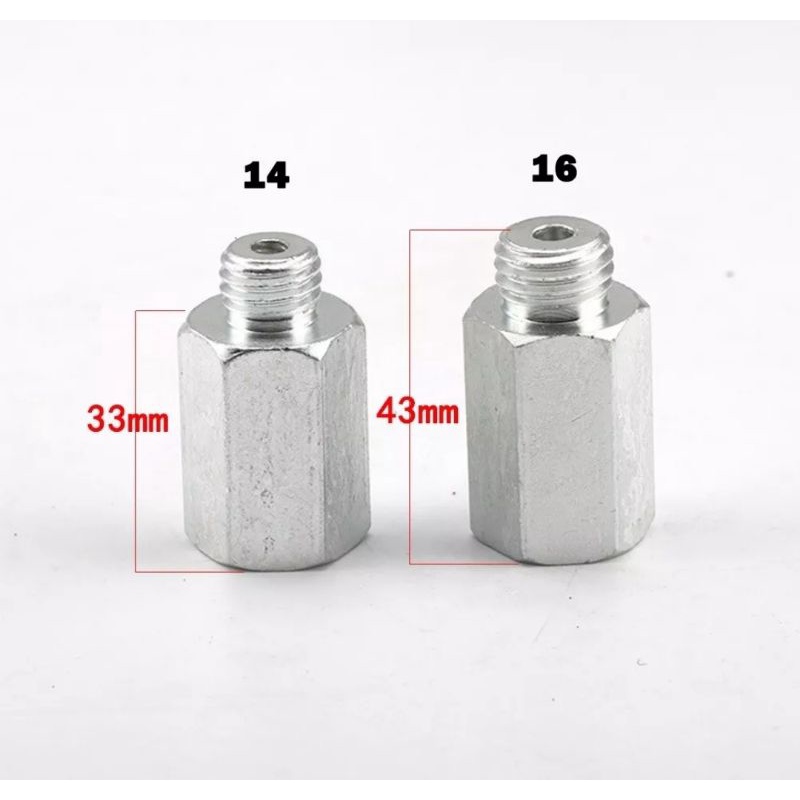 Baut Adapter M14 to M16 Mesin Poles Gerinda Polisher Body
