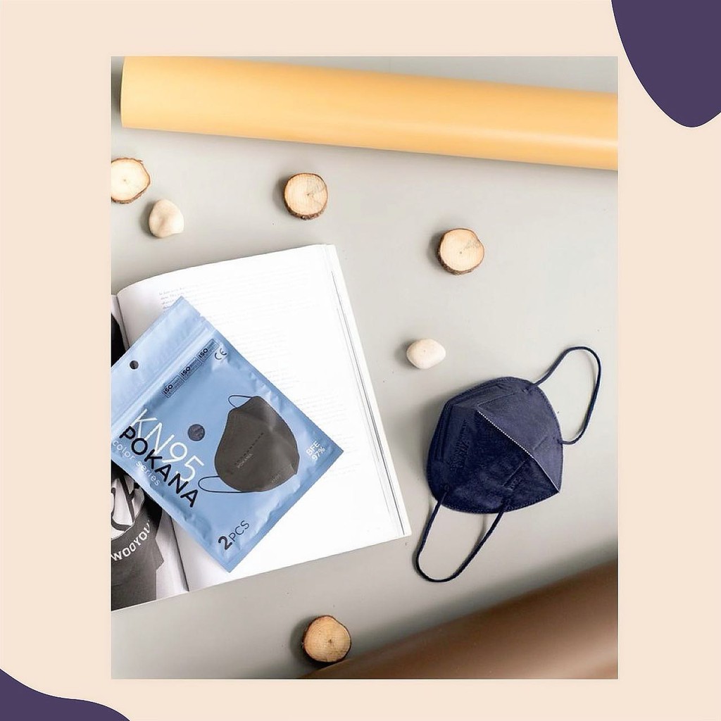 Masker POKANA KN-95 Earloop Isi 2 Pcs